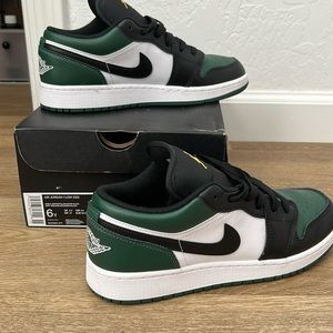 Air Jordan 1 Low - Green/White/Black